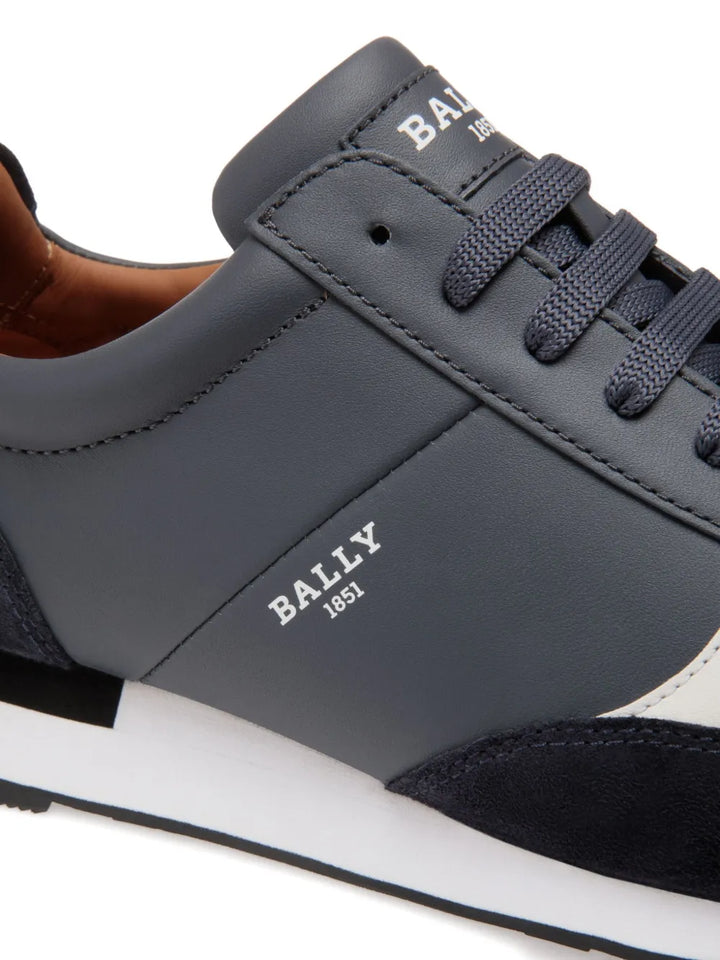 Bally Leather Panelled Low-Tops Sneakers