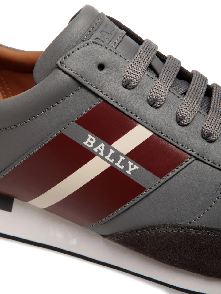 Bally Lace-Up Leather Sneakers