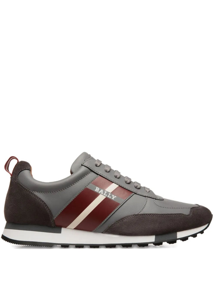 Bally Lace-Up Leather Sneakers