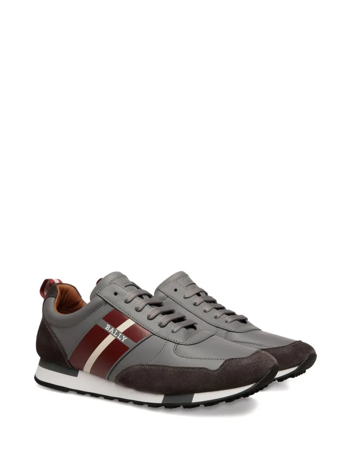 Bally Lace-Up Leather Sneakers
