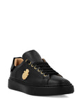 Billionaire Logo-Plaque Leather Sneakers