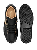 Billionaire Logo-Plaque Leather Sneakers