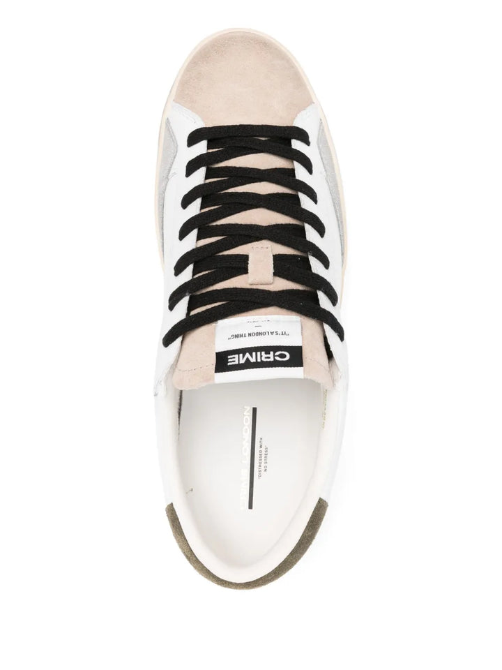 Crime London Distressed Sneakers