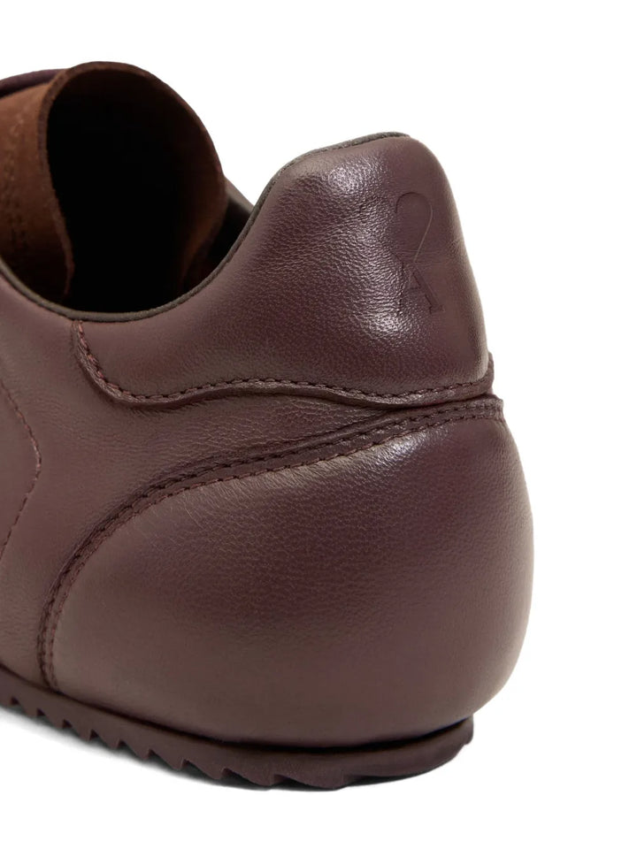 Ami Paris Soft Step Leather Low-Top Sneakers