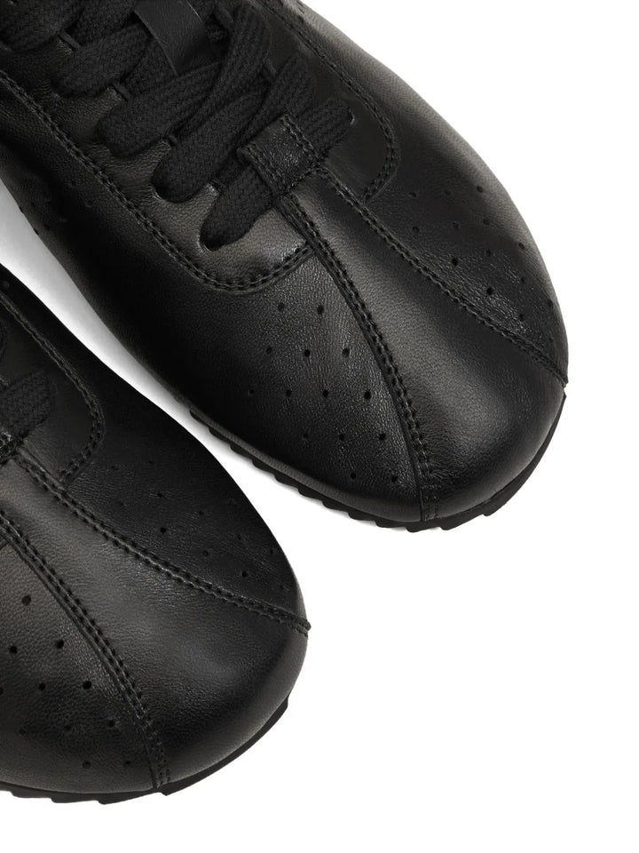 Ami Paris Soft Step Leather Low-Top Sneakers