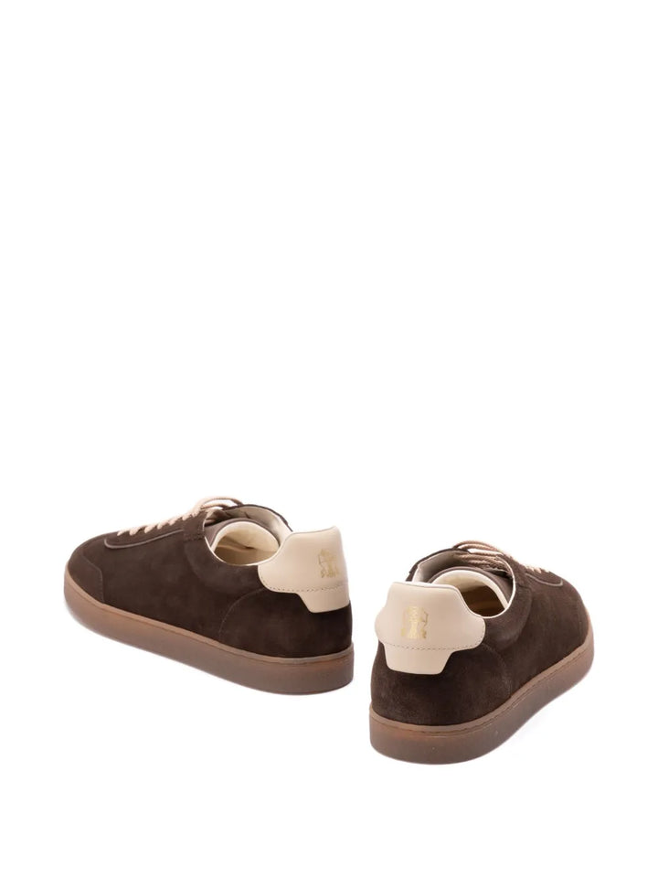 Brunello Cucinelli Suede Low-Top Sneakers