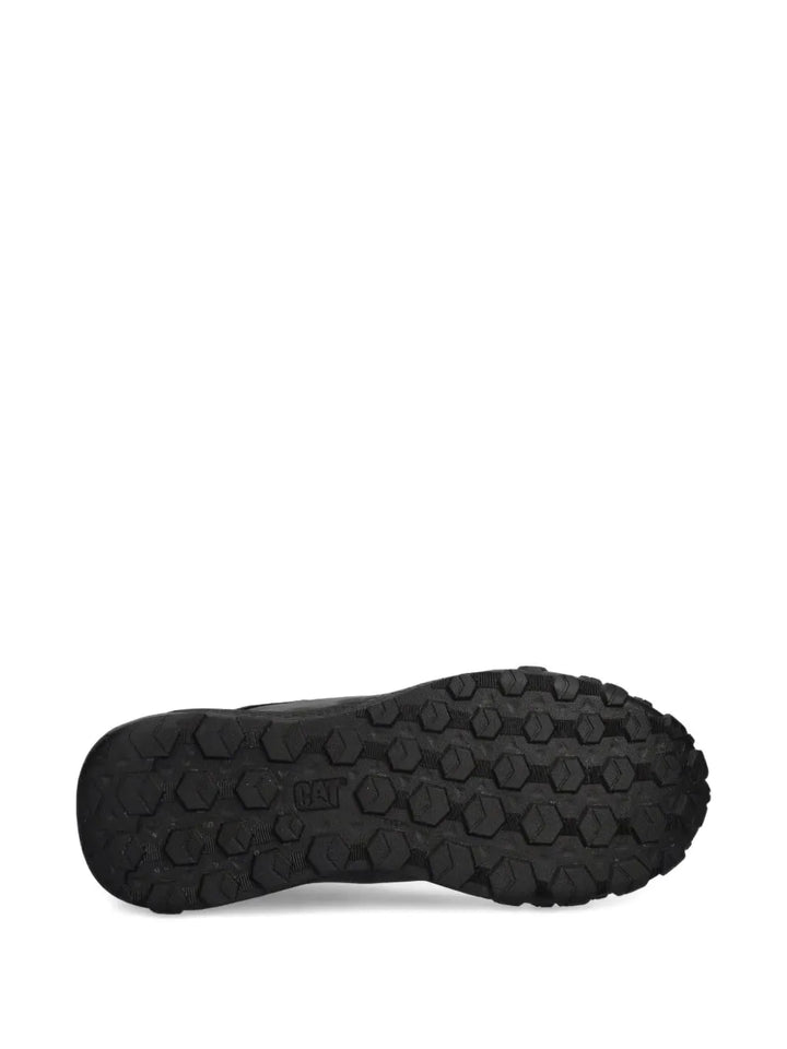 Caterpillar Lace-Up Panelled Trainers