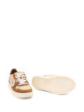 Autry Medalist Suede-Panelled Lace-Up Sneakers