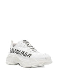 Balenciaga Triple S Graffiti-Print Chunky Sneakers