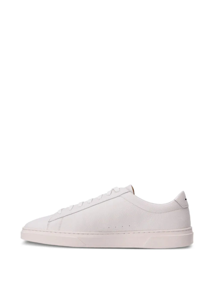 Boss Leather Lace-Up Sneakers