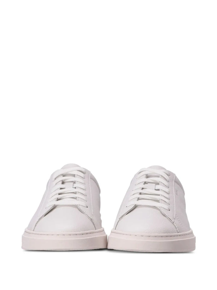 Boss Leather Lace-Up Sneakers