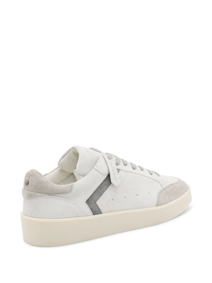Canali Leather Panelled Sneakers