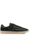 Amiri Crocodile-Embossed Leather Sneakers