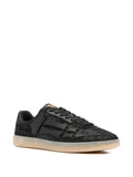 Amiri Crocodile-Embossed Leather Sneakers