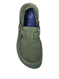 Birkenstock Reykjavik Buckle-Strap Nubuck-Leather Sneakers