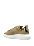 Alexander Mcqueen Oversized Suede Snake-Detail Sneakers