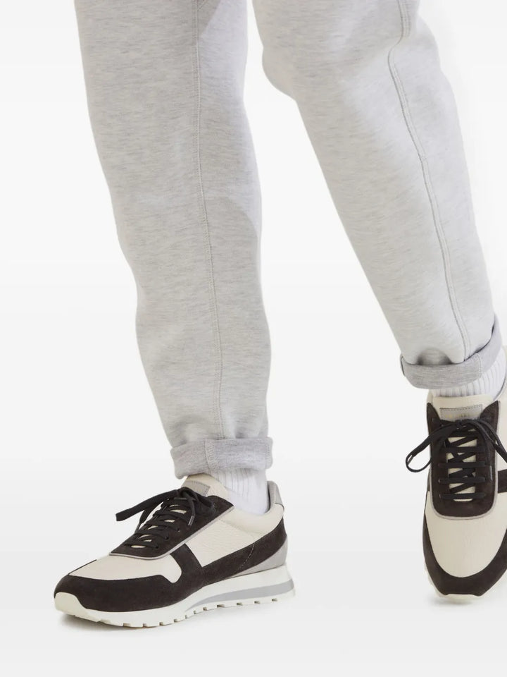 Brunello Cucinelli Suede Panelled Trainers