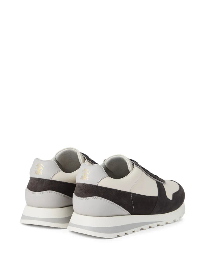 Brunello Cucinelli Suede Panelled Trainers