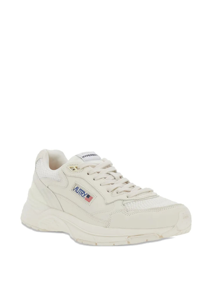 Autry Hyperway Logo-Patch Mesh Sneakers