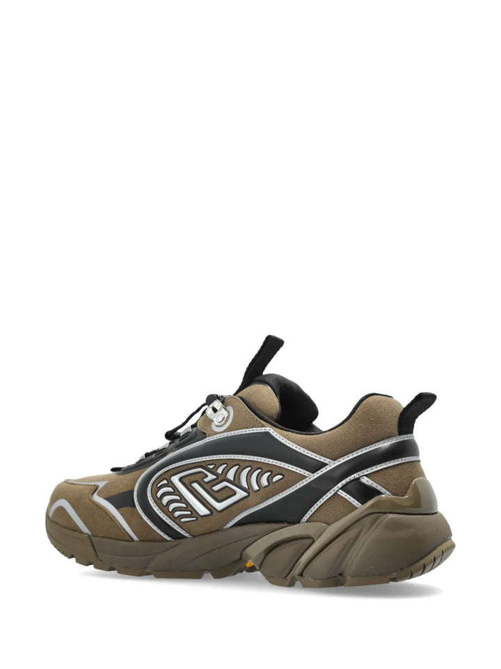 Balmain Cosmic Dust Panelled Sneakers