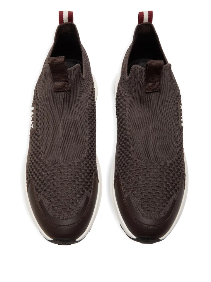 Bally Knit-Effect Pull-On Sneakers