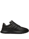 Bally Outline Grained Leather Ribbon Sneakers