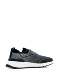 Brunello Cucinelli Knitted Lace-Up Sneakers