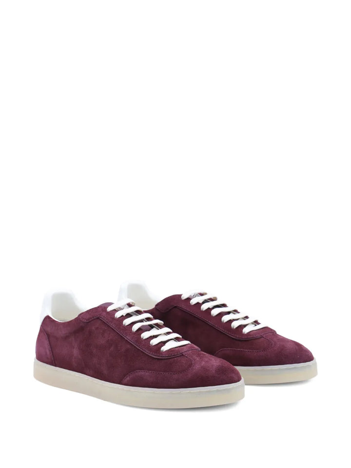 Brunello Cucinelli Suede Leather Trainers
