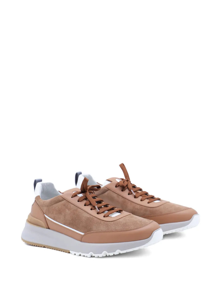Brunello Cucinelli Suede Leather Sneakers