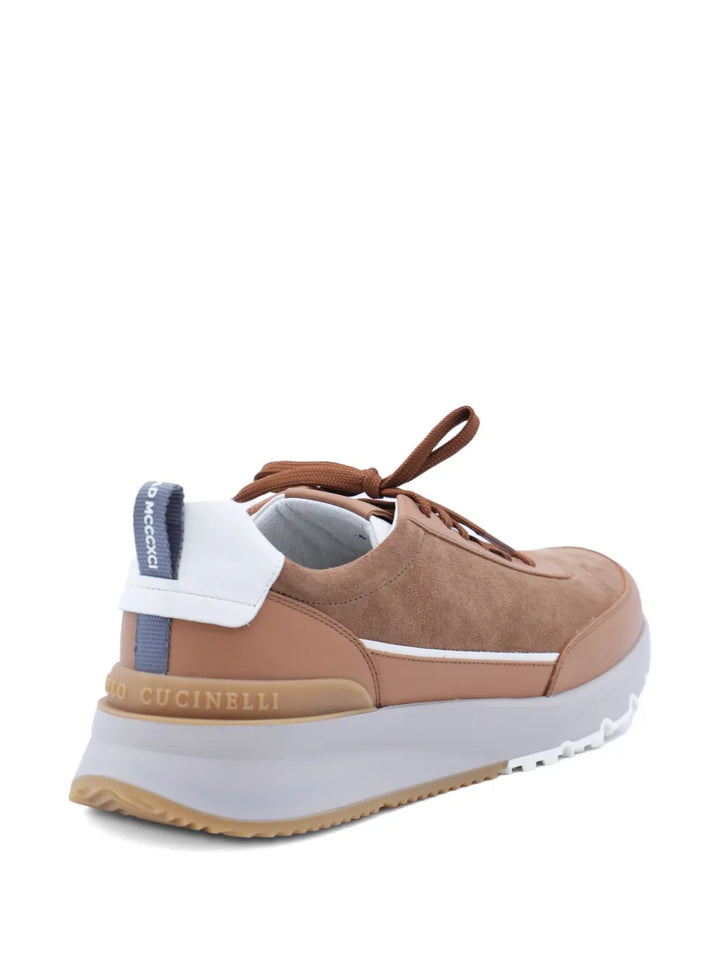 Brunello Cucinelli Suede Leather Sneakers