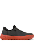 Camper Peu Cami Nubuck Leather Knit-Panel Sneakers