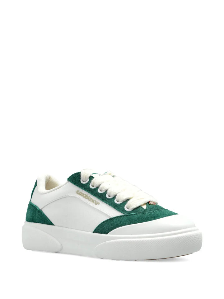 Casablanca Suede Leather Panelled Sneakers