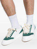 Casablanca Suede Leather Panelled Sneakers