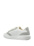 Casablanca Suede-Panel Leather Low-Top Sneakers