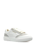 Casablanca Suede-Panel Leather Low-Top Sneakers