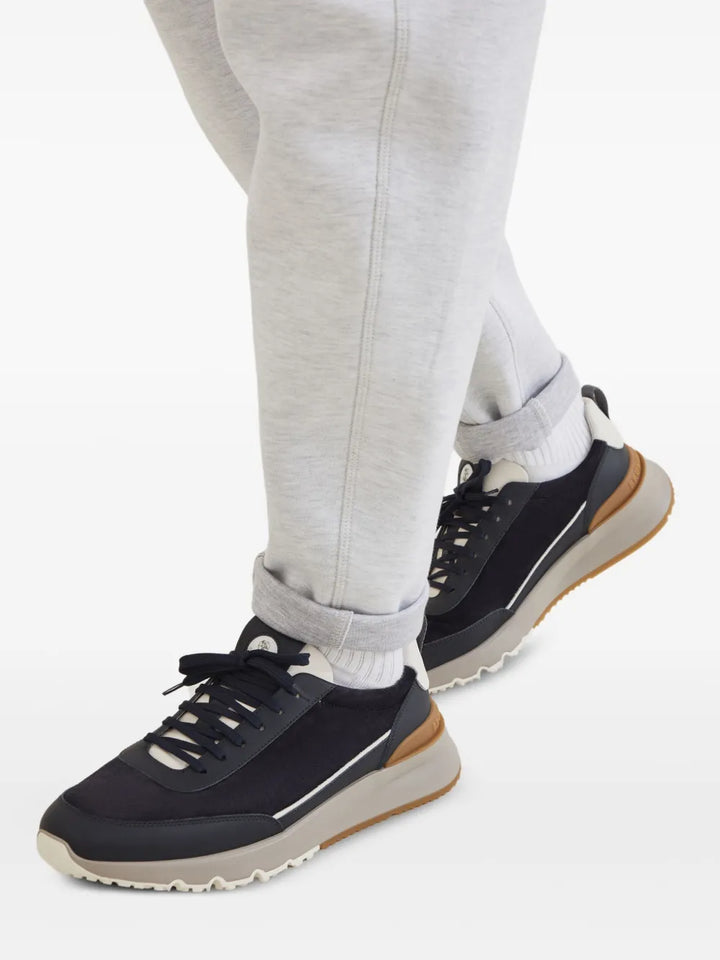 Brunello Cucinelli Lace-Up Suede Sneakers