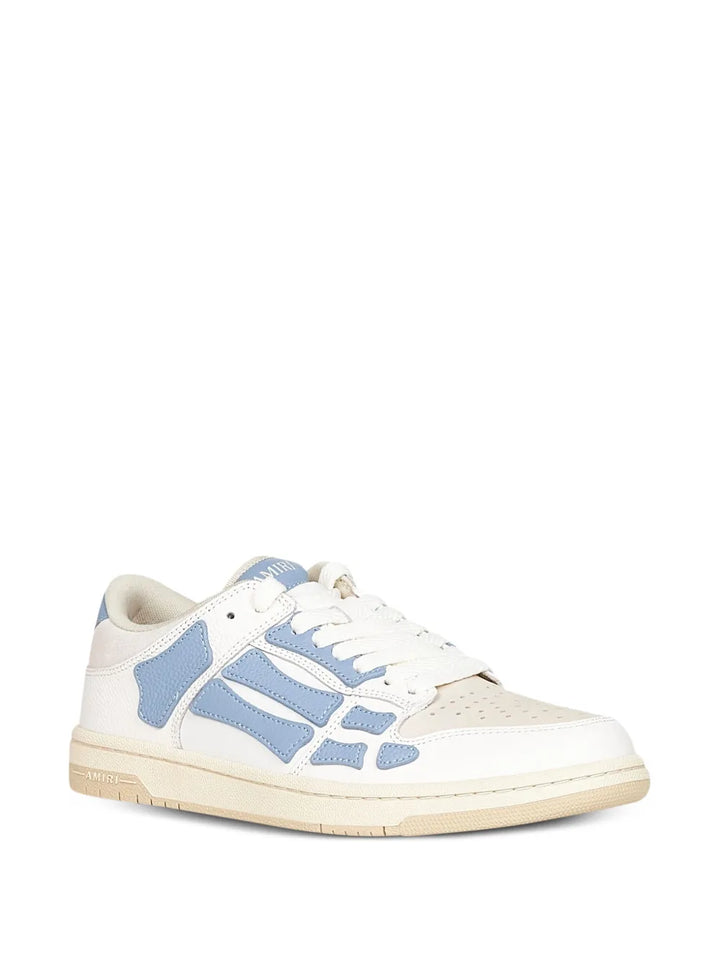 Amiri Skeleton-Appliqu Leather Trainers