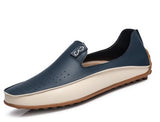 spring new men's leather shoes fashion set foot peas shoes driving shoes large size shoes