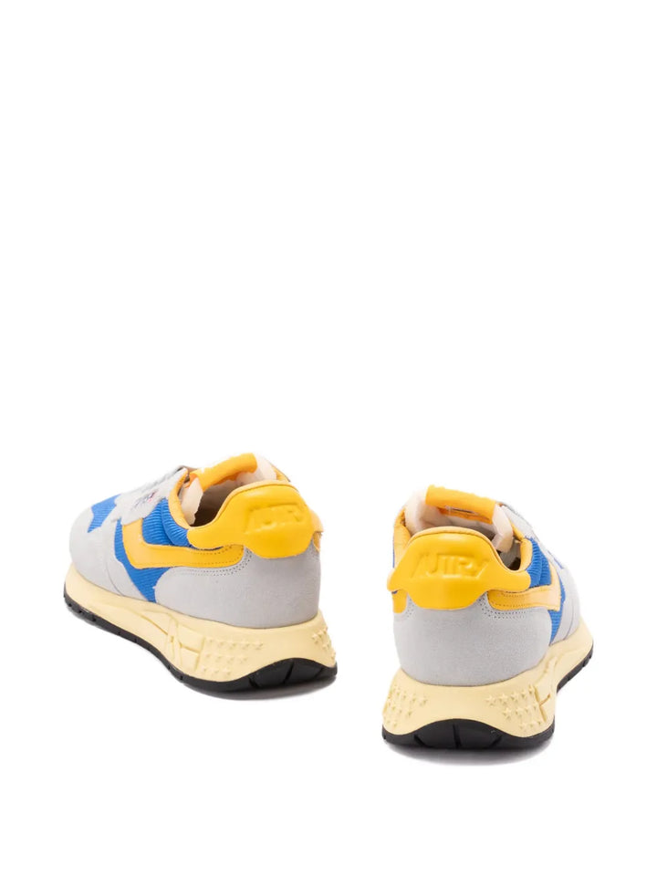 Autry Reelwind Low Suede Panelled Sneakers