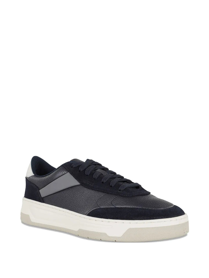 Boss Leather Panel Sneakers