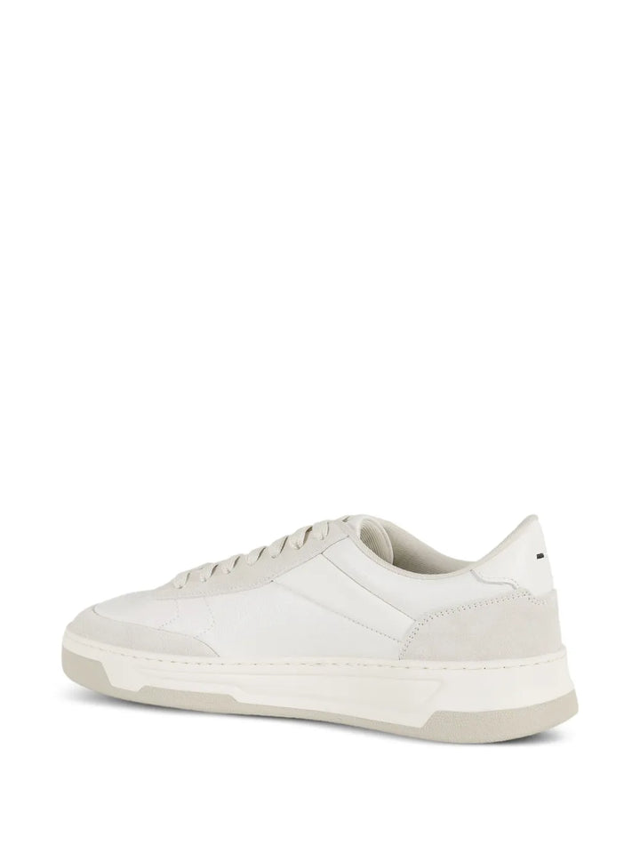 Boss Leather Lace-Up Low-Top Sneakers