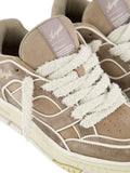 Axel Arigato Area Lo Leather Suede Panelled Trainers