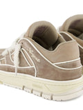 Axel Arigato Area Lo Leather Suede Panelled Trainers