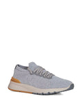 Brunello Cucinelli Jacquard Wool Knit Sneakers