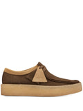 Clarks Originals Wallabee Cup Dark Green Nubuck Sneakers
