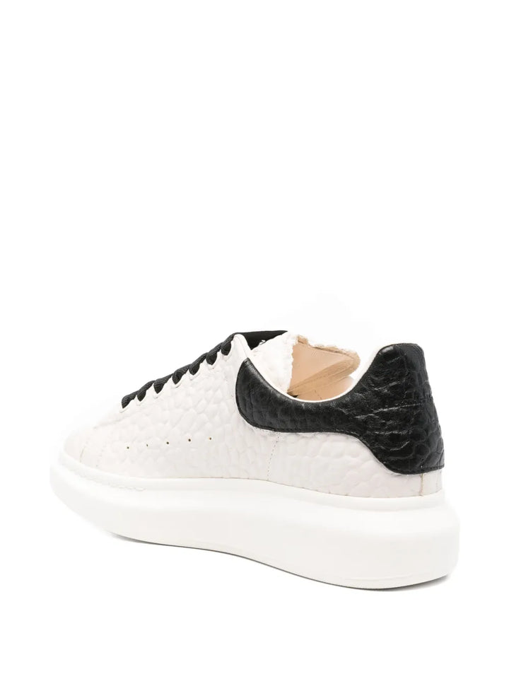 Alexander Mcqueen Oversized Textured Leather Sneakers