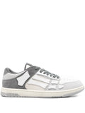 Amiri Skel-Top Bone-Panelled Low-Top Sneakers