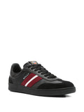 Bally Raise Stripe-Detail Leather Trainers