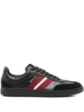 Bally Raise Stripe-Detail Leather Trainers