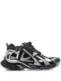 Balenciaga Lace-Up Metallic Trainers